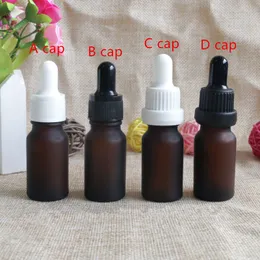 10ml amber green Frosted Glass Essential Oil Bottle Empty Glass Dropper Vials 10cc Dropper Bottle F1039