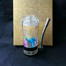 Il nuovo acrilico con narghilè con lampada ad alcool Bong in vetro all'ingrosso Bruciatore a nafta Pipa ad acqua in vetro Rigs Oil Smoking Free