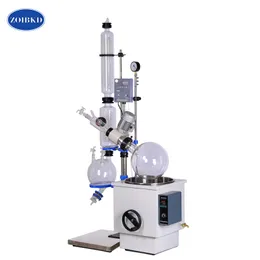 ZOIBKD Lab Supplies 20L Large Volume Rotary Evaporator RE2002 Manual Lifting Rotavap 220V