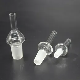 P002 rökrör Tillbehör 10mm 14mm 19mm Borosilicate Dabber Nail Dab Rig Ash Catcher Bubbler Pipes Glass Water Bong Accessories