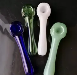 2022 New Bones Pipe, Glass Bongs 액세서리, 유리 수도관 흡연,