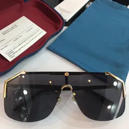 Okulary przeciwsłoneczne dla mężczyzn i kobiet 2022 Designerski styl letni 0291 anty-ultrafiolet vintage retro talerz okrągły kształt Pełna ramka