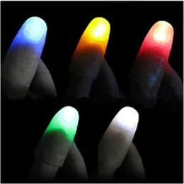 Yüksek kalite parlak parmak ışıkları başparmak parmaklar sihirli Işık LED parmaklar lamba oyuncaklar 1000 adet / grup T2I136
