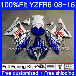 Injektion för Yamaha YZF R6 YZF-600 YZFR6 Stock Blue Hot 08 13 14 15 16 234HM.40 YZF 600 R 6 YZF600 YZF-R6 2008 2013 2014 2015 2016 Fairings