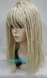 LYCS安いセールダンスパーティーコスプレイのファッションホットセクシーな魅力的な魅力的な魅力的な魅力的な手編まれた編み物女性の髪のフルウィッグ