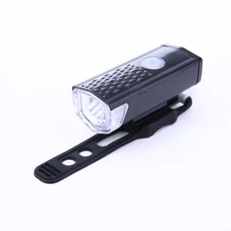 RAYPAL-2255 300 LM Super Bright LED Bike Light Cycling Headlamp 3 Mode USB Rechargeable LED Bicycle Light Flashlight