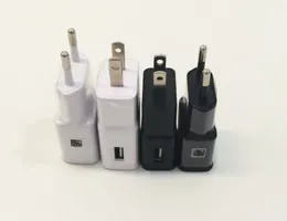 Ładowarka ścienna USB 5 V 1A AC Travel Home Ładowarka Adapter US Wtyczka UE do Samsung Galaxy S3 S4 S5 I9600 Uwaga 3 N9000 DHL za darmo