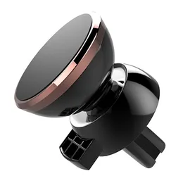 High Quality Newest Strong Magnetic Car Air Vent Mount 360 Degree Rotation Universal Phone Holder With Retail Package