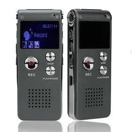 8GB Digital Voice Recorder med LCD-skärm Portabel Mini Dictaphone Pen Support Telefoninspelning med MP3-spelare