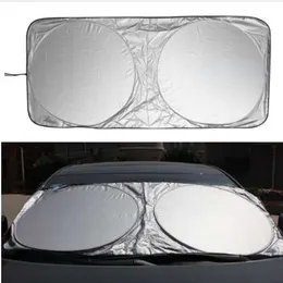 VODOOL 150X70cm Car Sunshade Sun Shade Windshield Visor Cover Front Rear Window UV Protection Shield Film Reflective Car Styling