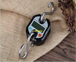 150kg Mini Crane Scale Portable Digital Stainless Steel Hook Hanging Scales Loop Weighing Balance LCD Backlight