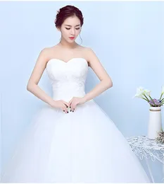 Bröllopsklänningar 2019 Robe de Mariage Princess Bling Bling Luxury Lace White Ball Gown Wedding Gowns Vestido de Noiva