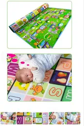 Högkvalitativ dubbelsidig baby crawling spela pusselmatta barn pedagogisk matta leksak mjuk golv spel matta utveckla mattor barn ki