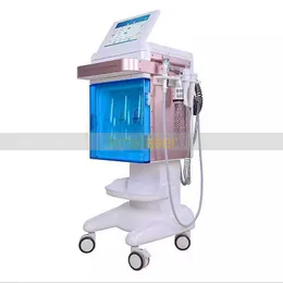 Professional face care oxygen jet peel vertical 5 in 1 Hydra Microdermabration Bio Current Ultrasound Machine