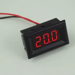 DC Voltmeter Mini 0,56in DC 2,5V-30V 2-Wire LCD Digital Voltmeter Panel Spänningsmätare för bilmotorcykelbattericyklar