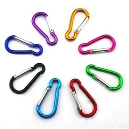 Small Carabiner Carabiner Clip Ring Keyrings Key Chain Outdoor Sports Camp Snap Hook Keychains Hiking Aluminum Metal Stainless Steel Camping Gadgets