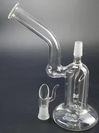 Pipa ad acqua Bong in vetro a forma di Pipkin da 8,5 pollici con 14 mm di giunto maschio Heady Oil Rigs Dab Bowl Narghilè