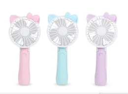 New Mini Animal Fan Top Quality Handheld Mini Folding Fold Fan USB Rechargeable Foldable Handheld Fan 3 Color DHL Free Shipping