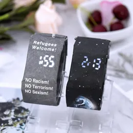 Fashion Waterproof Smart Wristband Paper Watch Tear Resistant Waterproof Quartz Watch Multi Styles DHL Free Stock