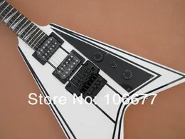 2013 جديد وصول الجيتار الجيتار Flying v مخصصات سوداء كهربائية في المخزون