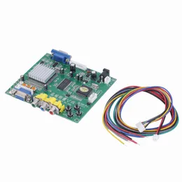 Freeshipping 1 Set Ny RGB CGA EGA YUV till VGA HD Video Converter Board Moutle HD9800 GBS8200 Gratis frakt