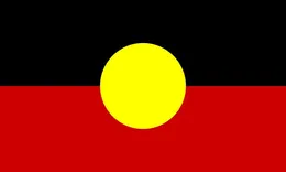 Australian Aboriginal Flag 3ft x 5ft Polyester Banner Flying 150*90cm Anpassad flagga utomhus