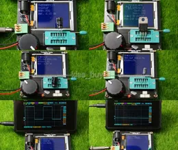 Freeshipping Transistor tester esr meter Frequentie PWM blokgolf Signaal Generator LCR spoel Capaciteit weerstand MOS/PNP/NPN