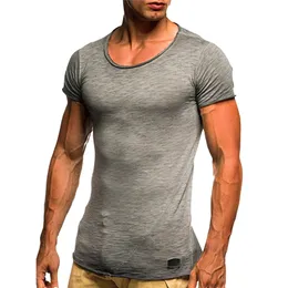 Męskie koszulki Moda 2017 Lato Slim Fitness Tee Koszula Homme Bodybuilding CrossFit Tshirt 3XL Plus Size Compression T-shirt