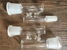 H şekli 14mm için 18mm erkek kadın cam adaptörleri bongs için Açılır Cam Adaptörü için Yağ Filtresi Yağ Bong Cam Kül kül tutucu adaptörü