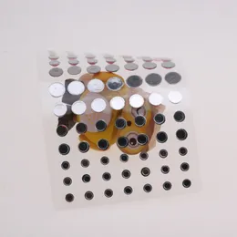 6mm 8mm 10mm 12mm akrylcirkelpärlor självhäftande rund kristallsten klistermärke individuell partikel för smycken DIY handgjorda211m