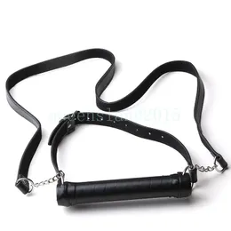 Bondage Slave Dog Bite Bone Mouth Gag Restraints Strap Fetish Horse Harness # T89