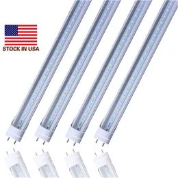 Estoque em US + 4ft 1200mm T8 LED Tubo Luz Alta Super Bright 18W 22 W Frio Branco LED Lâmpada Fluorescente Lâmpada AC110-240V FCC