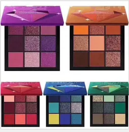 In Stock Eyeshadow 9 Color Eyeshadow Palatte with Makeup Mirror Portable Makeup Highlighter Makeup Palatte Shinny