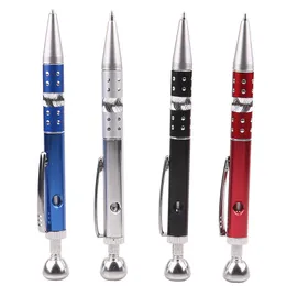 Metal Pipe Ball Pen Shape Colorful Tube High Quality Mini Tobacco Smoking Portable Unique Design Many Styles Easy Carry Hot Sale