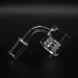 3mm XL Kuvars Evan Düz Üst Shore Banger Ile Dişli Takın Erkek Kadın Evan Shore Banger Kuvars Çiviler Su Cam Bongs Rig Için