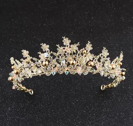 New Bridal headwear Baroque crown wedding diamond hairdressing studio wedding dress modeling accessories