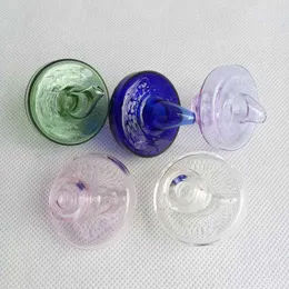 Colored UFO Glass Bottle Carb Cap Dome 35mm OD 7 color Smoking Accessories Tool For Quartz Banger Nail Water bongs hookahs Oil Rig