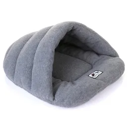 Gorąca Sprzedaż Zima Ciepłe Kapcie Styl Dog Bed Pet Dog House Lovely Soft Odpowiedni Cat Dog Bed Dom Dla Zwierzęta Poduszki Wysokiej jakości produkty