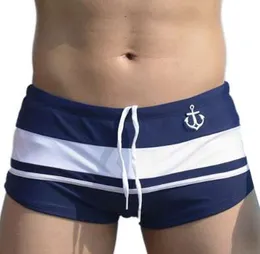 熱い水着男性の通気性の男性の水着水泳トランクボクサーブリーフSunga Swim Suits Maillot de Bain Beach Shorts C1116