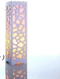 LEDスルーミニマリストベッドサイドベッドルーム彫刻テーブルランプ中空木製ナイトライトQingqing過去イベントUSB電源ライト