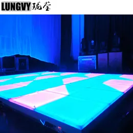 9 teile/los 10mm 432PCS LEDs RGB Acryl IP65 LED Tanzfläche Für Bühne Licht Hochzeit Party Auto zeigen Disco