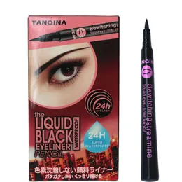 Yanqina 24h 1pcs flytande eyeliner Vattentät Eye Liner Pencil Black Eye Makeup Långvarig kosmetika Skönhet Essentials