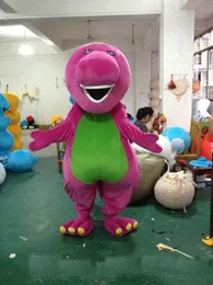 2018 Hot Adult Size Cartoon Dinosaur Mascot Costume Fancy Dress Kids Party Pink Dinosaur Halloween Chirastmas Party