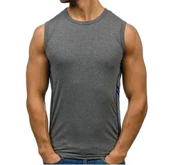 New Fashion Crew Neck Mens Sommarkläder Tees Casual Tank Tops Slim Fitness Active Topps Ärmlös