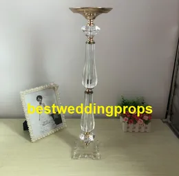 Novo estilo atacado acrílico diamante corredor stands / passarela stand / casamento pilar de cristal para casamentos best0298