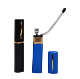 Metal pipe small pen holder small hookah fighting Jamaica Reggae individuality creative aluminum pipe