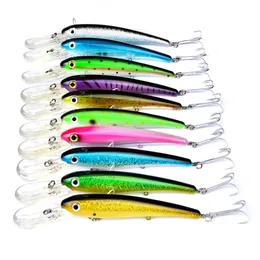 New Big Saltwater Fishing Lure ABS Plastic Swimbaits 10colors 20cm 41g Deep Diving Wobbler fishing bait With Plastic box