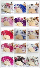 Silk Wentylator Ślub Favors Hand Folding Wentylator Elegancka Producent Prezes Prezenty Hurtownie Wedding Hand Fans