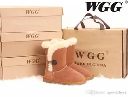 inverno in Australia Classic neve scarpe di WGG stivali alti di pelle vera scarpe stivali arco Bailey ginocchio delle donne Bailey Bowknot