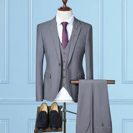 Пиджаки Desirable Time, мужские костюмы из 3 предметов, смокинг для свадьбы, жениха, разноцветное деловое платье для выпускного, приталенный костюм цвета хаки, мужской костюм DT221